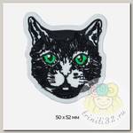Аппликация пришивная арт.TBY.WJ1320 BLACK CAT 5х5,2см уп.20шт