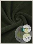 Ткань флис 2-х ст. TBY-0059-S078 190 г/м2 100% ПЭ шир.150см  цв.S078 олива уп.10м