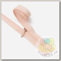 Молния Mzip пласт. потайная №3 20см н/р цв.F152 бл.розовый уп.50шт