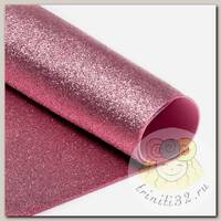 Фоамиран глиттерный Magic 4 Hobby 2 мм арт.MG.GLIT.H029 цв.темно-розовый, 20х30 см