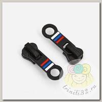 Замок Mzip автомат ТР#5 F06 цв. черный уп.10шт