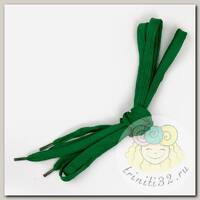 Шнурки TBY декоративные плоские 08мм 130см арт.SLF063 цв.зеленый уп.10шт