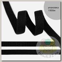 Резинка TBY бельевая Для бретелей 10мм арт.RBB05 черный  F322 уп.1000м