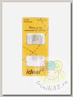 Иглы швейные ручные IDEAL арт.ID-100 (0332-0036) набор для вышивания АССОРТИ 22/24/26 уп.3 разм х4