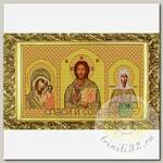 Рисунок на ткани (Бисер) КОНЁК арт. 9223 Триптих Матрона 21х40 см