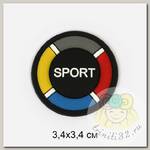 Аппликации пришивные арт.TBY.2351 Sport 3,4х3,4см уп.20шт