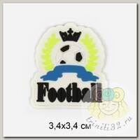 Аппликации пришивные арт.TBY.2353 Football 3,4х3,4см уп.20шт