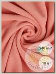 Ткань флис 2-х ст. TBY-0240-F154 240 г/м2 100% ПЭ шир.150см  цв.F154 лососевый уп.10м