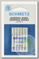 Иглы для бытовых швейных машин Schmetz стандартные 130/705H №80/90(3)/100, уп.5 игл