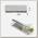 Наконечник-зажим для стропы металл TBY.1740 20х5,8мм цв.3 никель уп.50шт.