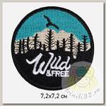 Термоаппликации арт.TBY-2213 Wild&Free 7,2х7,2см, уп.10шт.