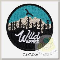 Термоаппликации арт.TBY-2213 Wild&Free 7,2х7,2см, уп.10шт.