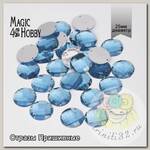 Стразы пришивные акриловые MAGIC 4 HOBBY арт.MG.E.02 25 мм круг цв.06 голубой уп.30 шт