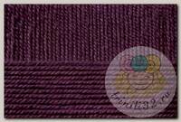 Пряжа для вязания ПЕХ Деревенская (100% полугрубая шерсть) 10х100г/250м цв.042 слива