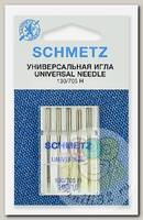 Иглы для бытовых швейных машин Schmetz стандартные 130/705H №100, уп.5 игл