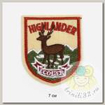 Термоаппликации вышитые арт.TBY.2273 Highlander 7см, уп.10шт