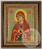 Рисунок на ткани (Бисер) КОНЁК арт. 9125 Богородица Семистрельная 15х18 см