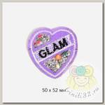 Термоаппликации ТВТ.ТЕР.38.7 со стразами Glam 50х52мм 10 шт