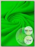 Ткань флис 2-х ст. TBY-0059-F333 190 г/м2 100% ПЭ шир.150см  цв.F333 неон зеленый уп.10м
